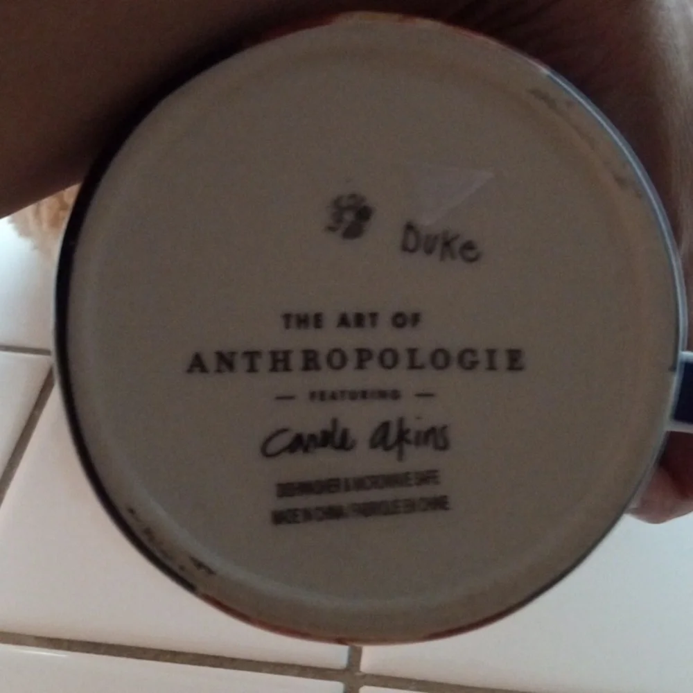 NWOT RARE Anthropology Coffee Cup